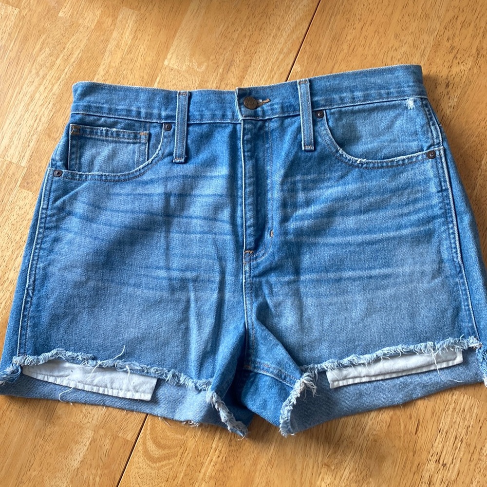 Madewell Perfect Jean Short: Step-Hem